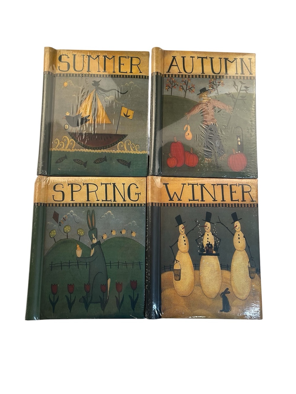 Set of 4 Special Moments Seasonal Folkart Photo Albums - Picture 3 of 5